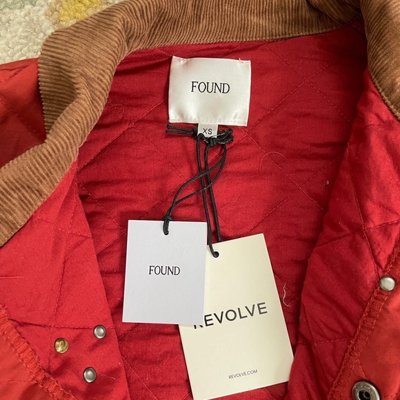 Found red patchwork jacket - Picture 2 of 7